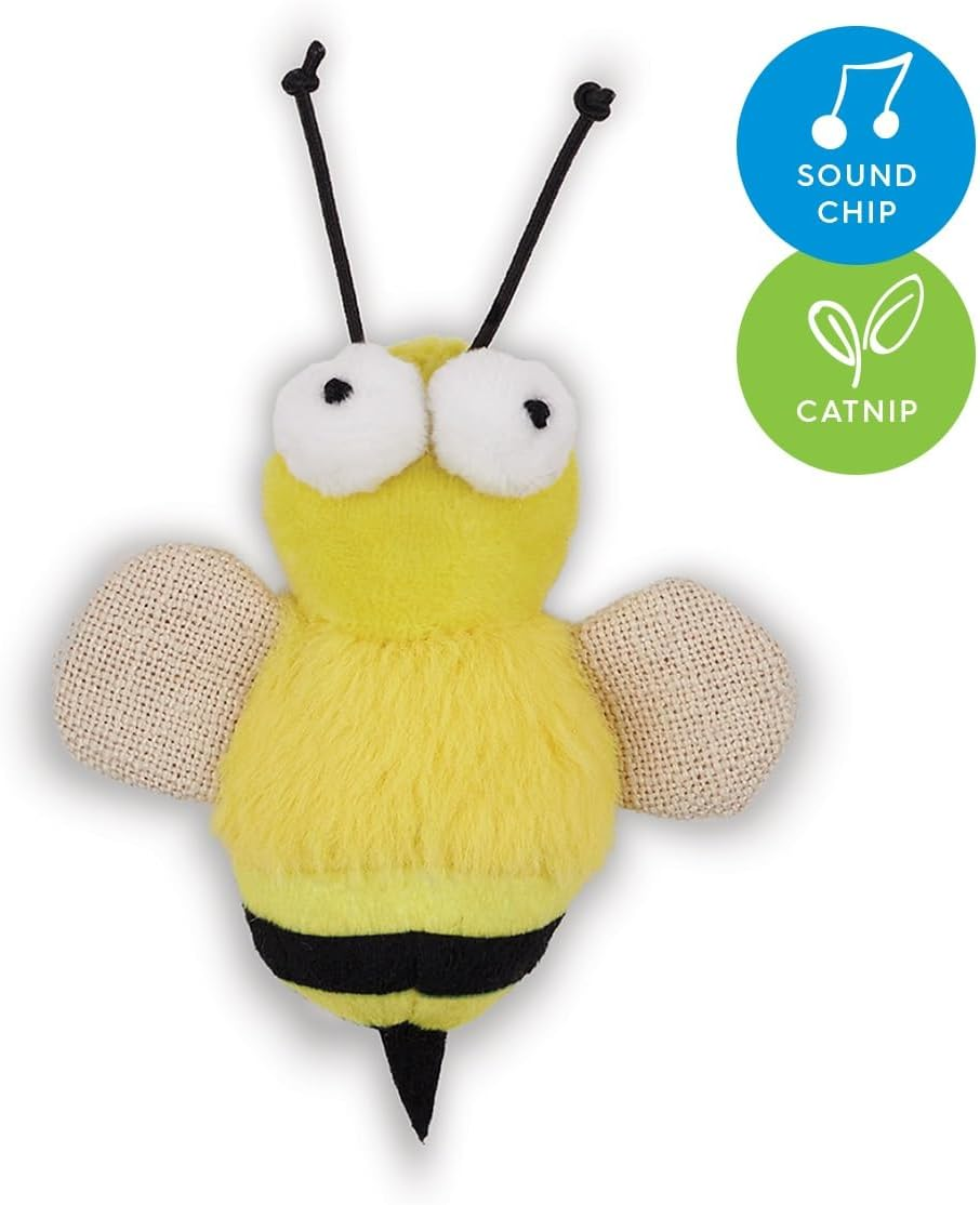Kazoo Noisy Busy Bee Cat Toy image number 1