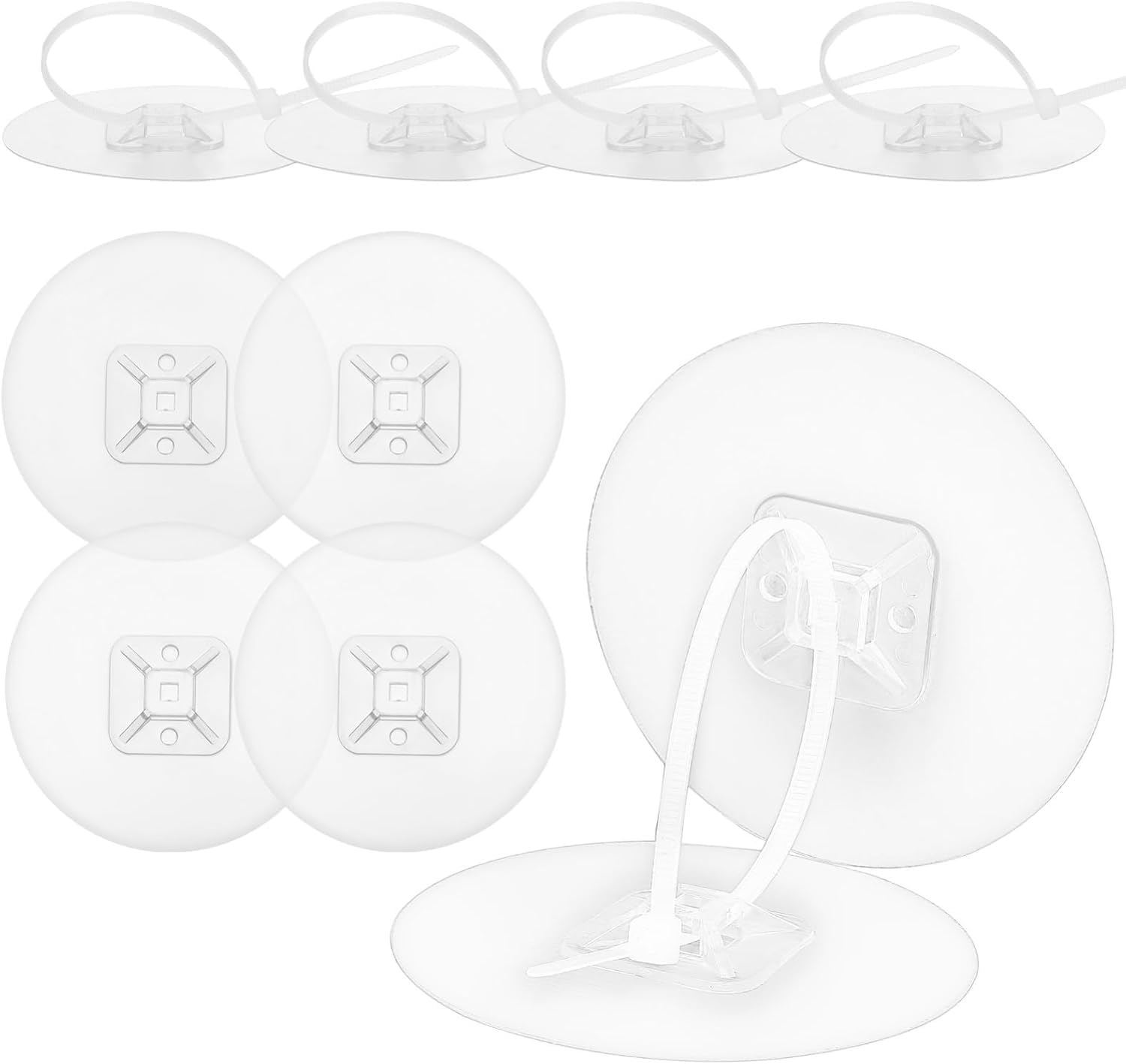 Chionwen Furniture Anchors 30-Pack, Baby Proofing No Drill Straps, Self-Adhesive Anti-Tip Earthquake Straps for Cabinets/Bookcases/Tv Stands image number 1