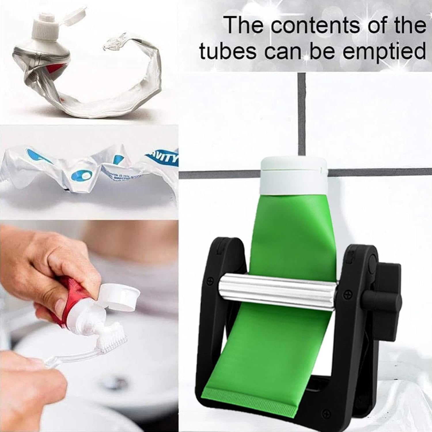 Toothpaste Roller Tube Wringers, 1Pc Aluminum Tube Wringer, Toothpaste Paint Tube Wringers, Metal Toothpaste Tube Squeezer Paint Tube Wringer image number 5