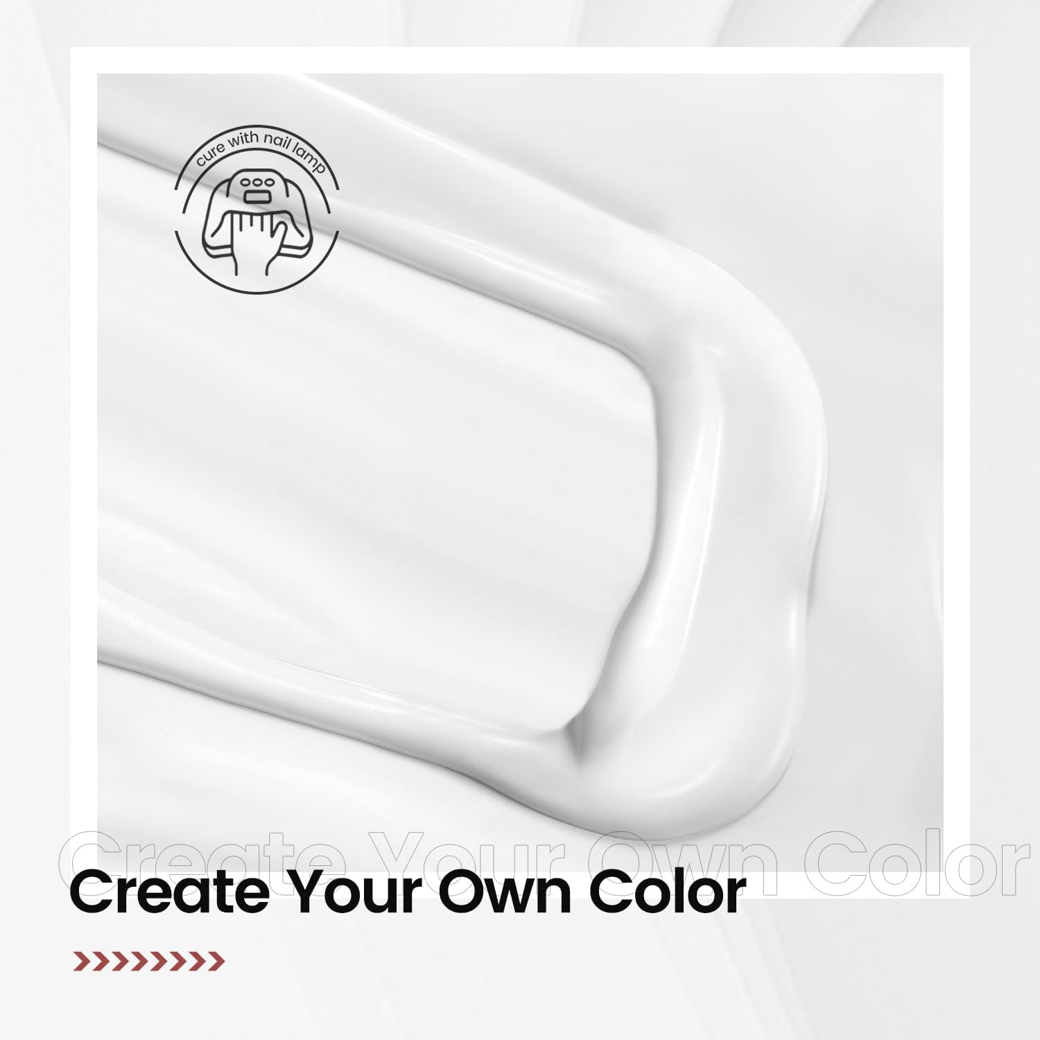 JODSONE 10Ml Gel Nail Polish White Gel Polish White Nail Polish Soak off Led Gel Polish Nail Art Manicure Salon Diy at Home - 1Bl-10Ml-1 image number 2