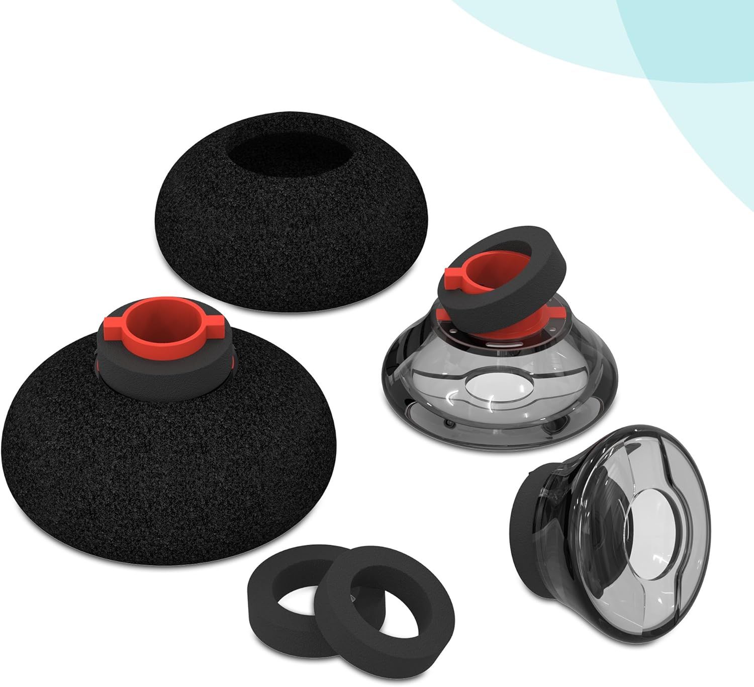 Wiki VALLEY Eartips Replacement for Plantronics Voyager 5200,Earphone Kits Earpads for Voyager 5200 Headphone [24 Month Warranty] (Three Size)