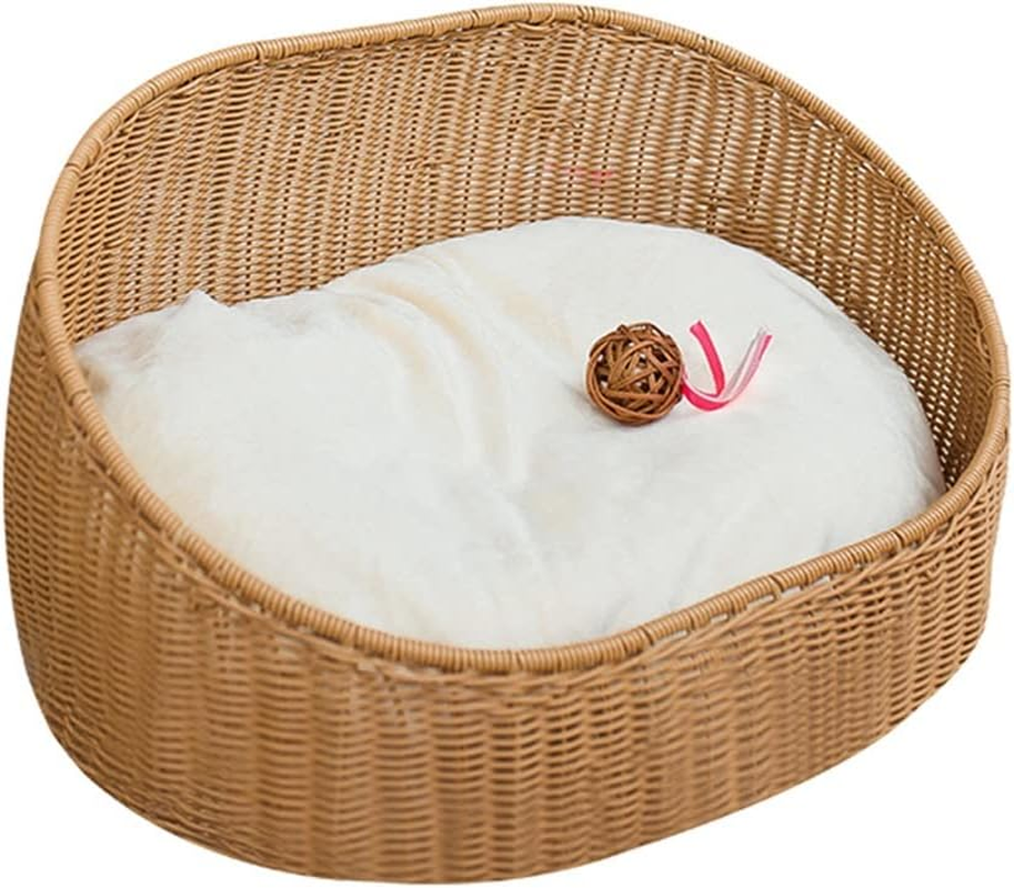 Rattan Cat House Summer Cat House Universal Dog House Cat Climbing Frame Indoor Pet House image number 3