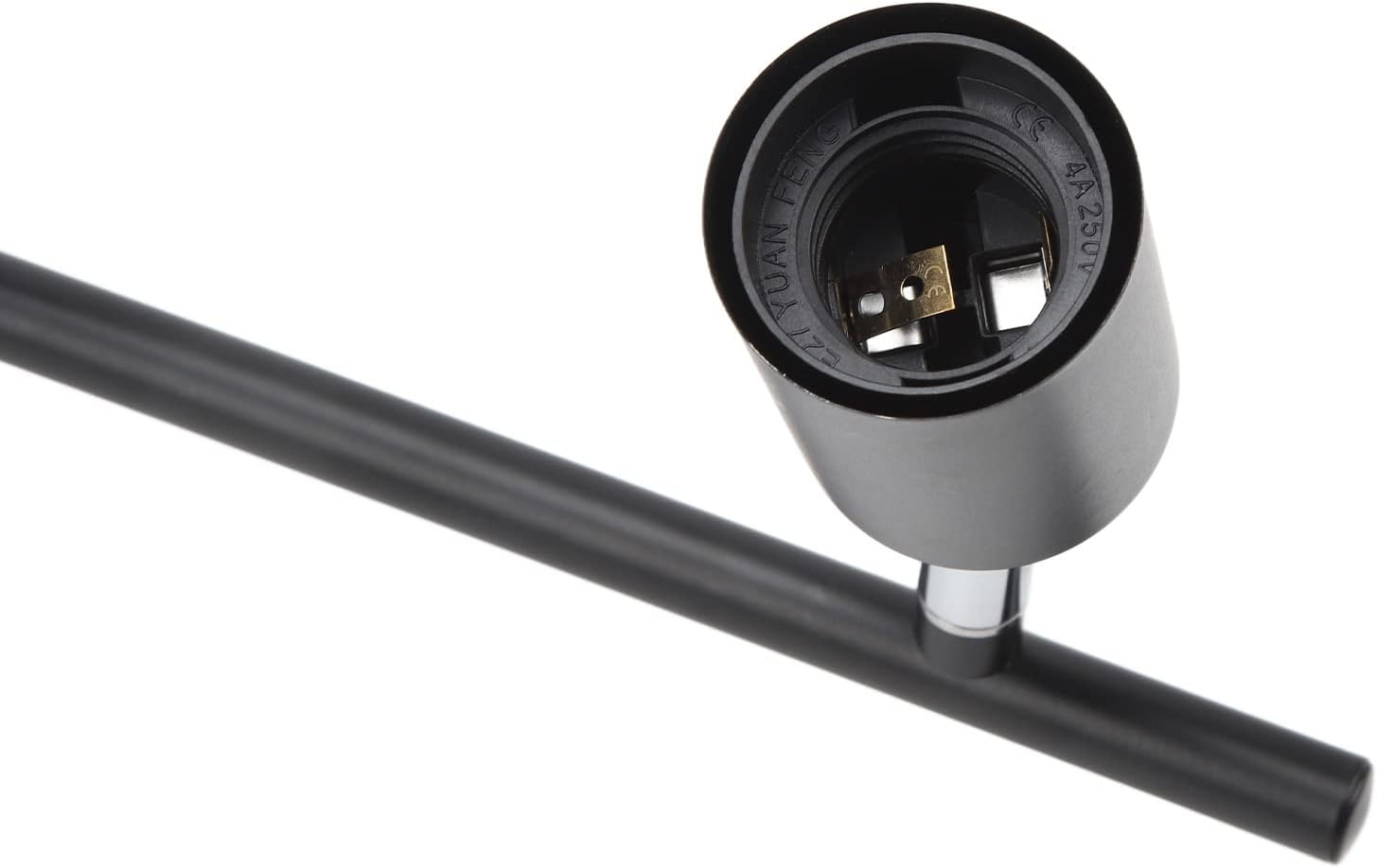 Tracking Lights Ceiling LED 4 60W Adjustable Angle Foldable Matte Black 4 Light Tracking Lighting for Bedroom Hotel