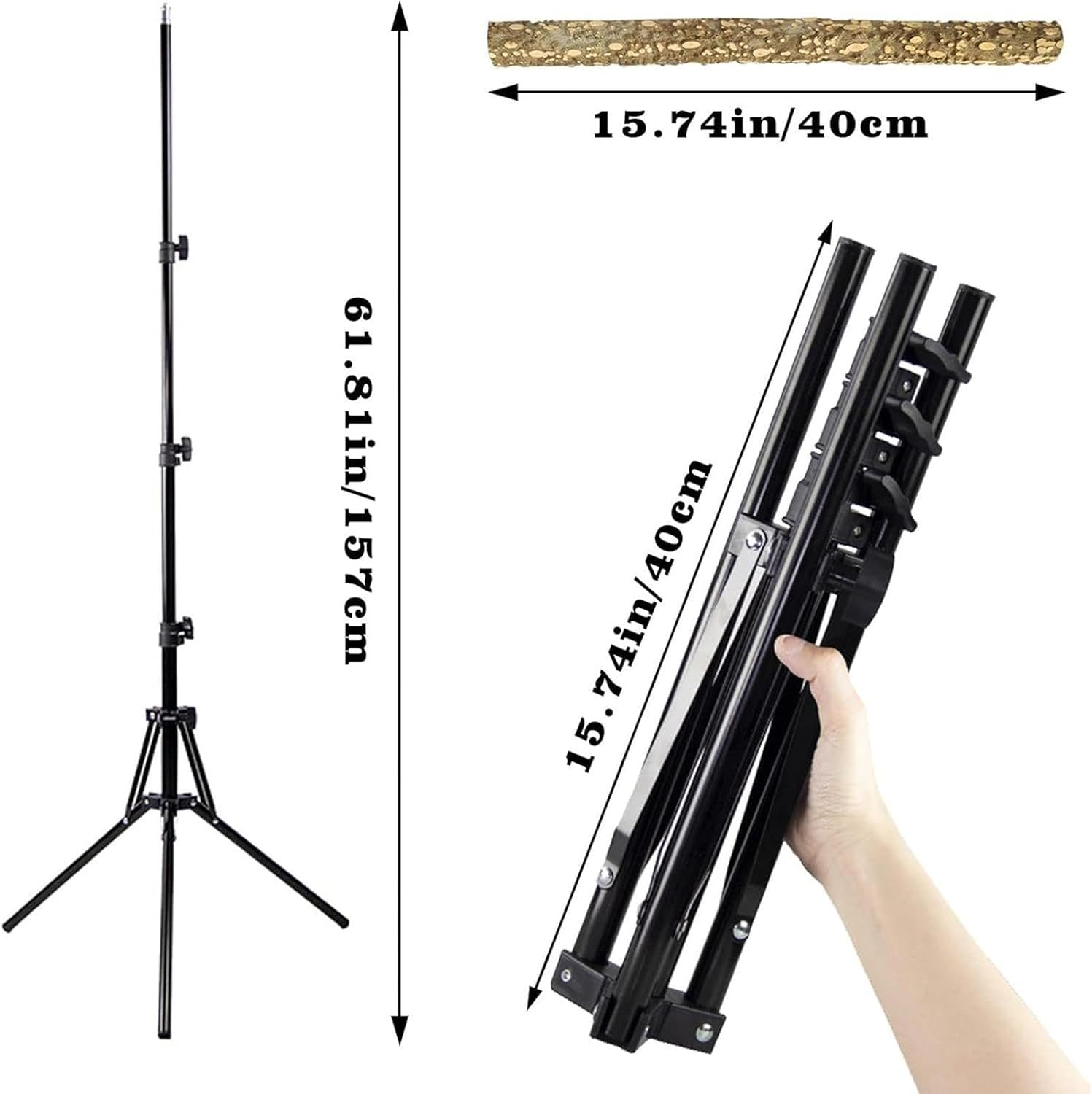 Parrot Stand for Large Birds - Adjustable Bird Gym & Activity Center image number 2