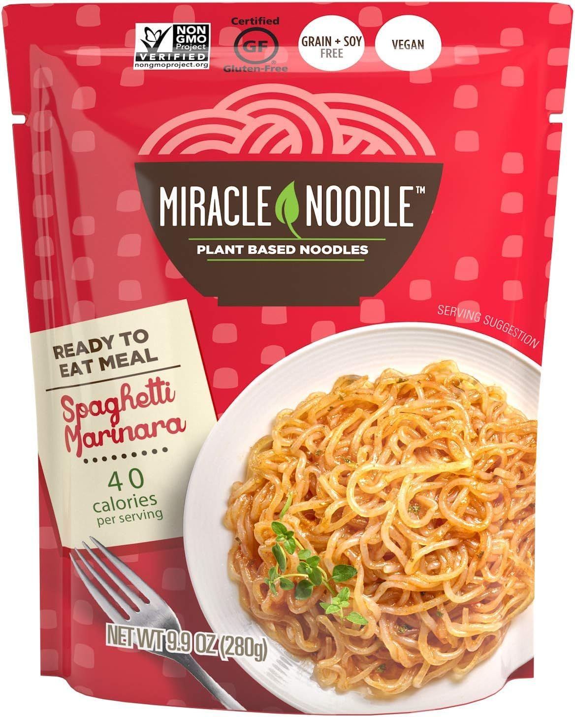 Miracle Noodle Gluten Free Vegan Spaghetti Marinara Noodles 280 G image number 6