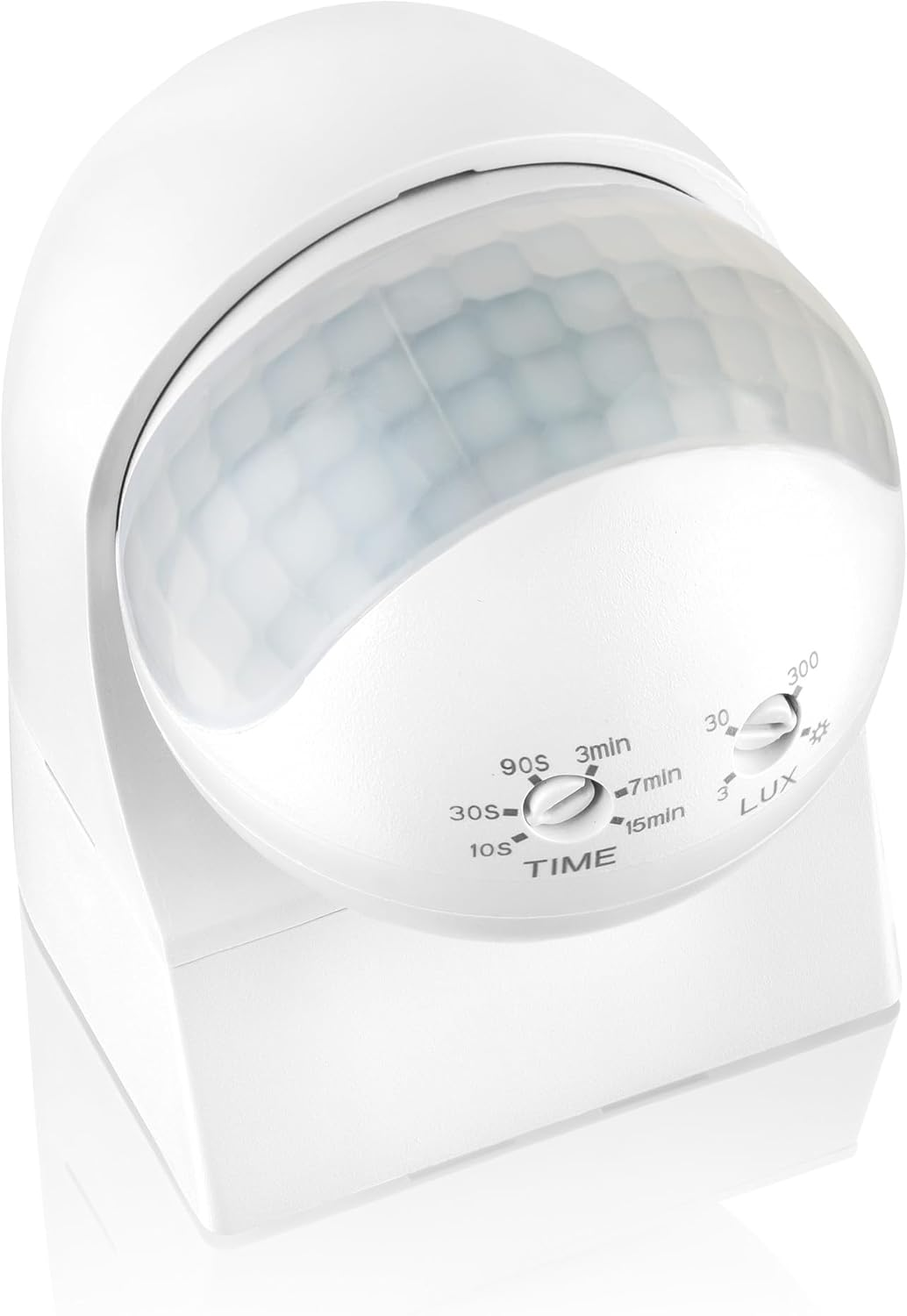 SEBSON Outdoor Motion Detector IP44, Surface-Mounted, Wall Mounting, Programmable, Infrared Sensor, Range 12 M / 180&deg;, Suitable for LED, Swivelling, 3-Wire image number 5