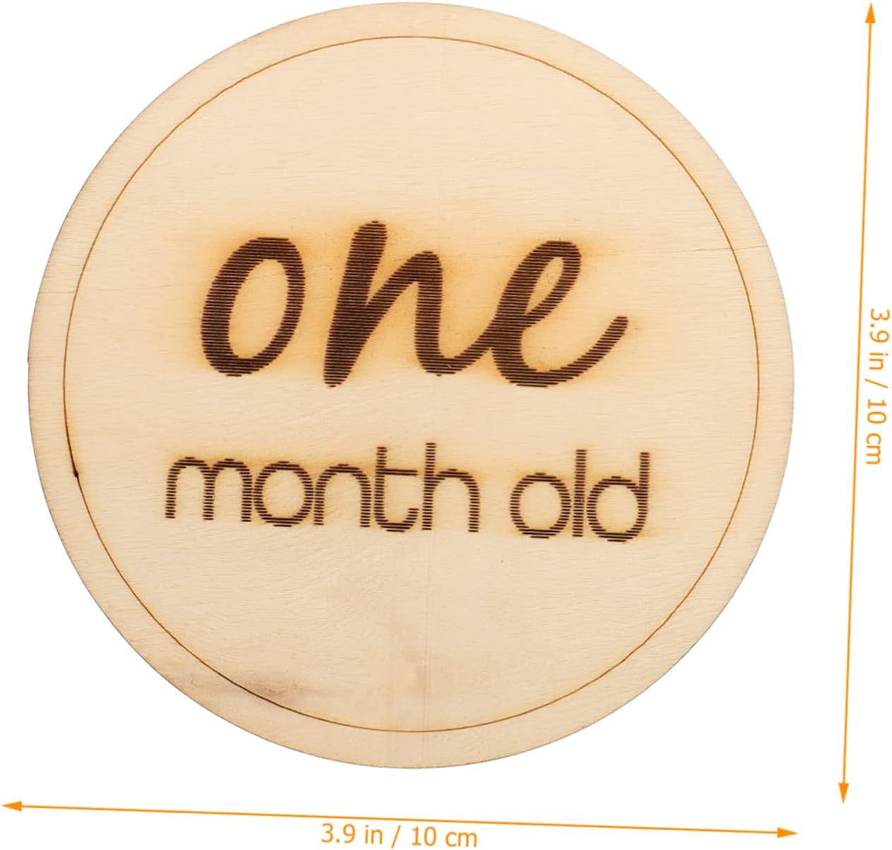 BESPORTBLE 12Pcs Wooden Milestone Cards Set Newborn Photography Props for Monthly Growth Tracking Memory Keepsake for Showers and Special Moments image number 1