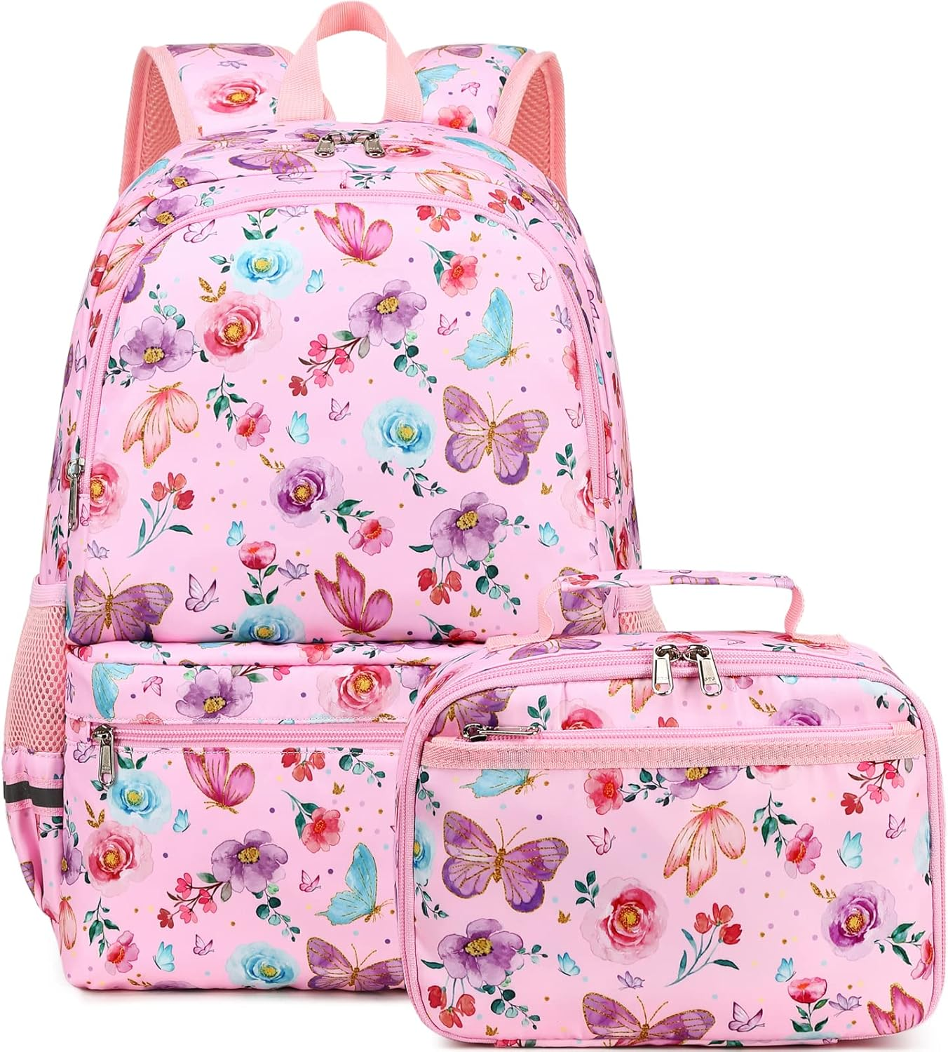 DSIUE School Backpacks for Girls and Boys Kids Backpack with Lunch Box Elementary Back Pack Bookbag