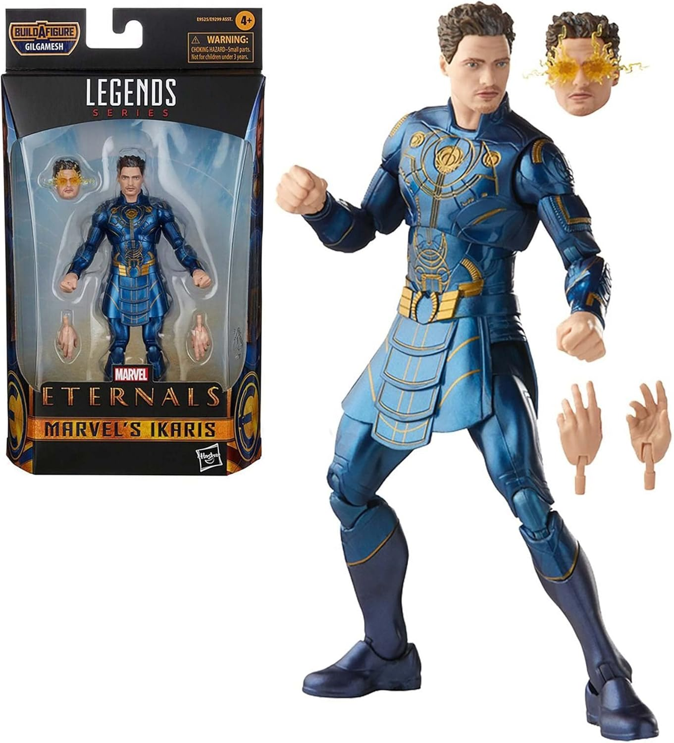 MARVEL - Legends Series - 6Inch Ikaris - Movie Inspired - the Eternals - Richard Madden - 3 Accessories - Premium Design - Collectible Action Figure - Toys for Kids - Boys and Girls - E9525 - Ages 4+ image number 4