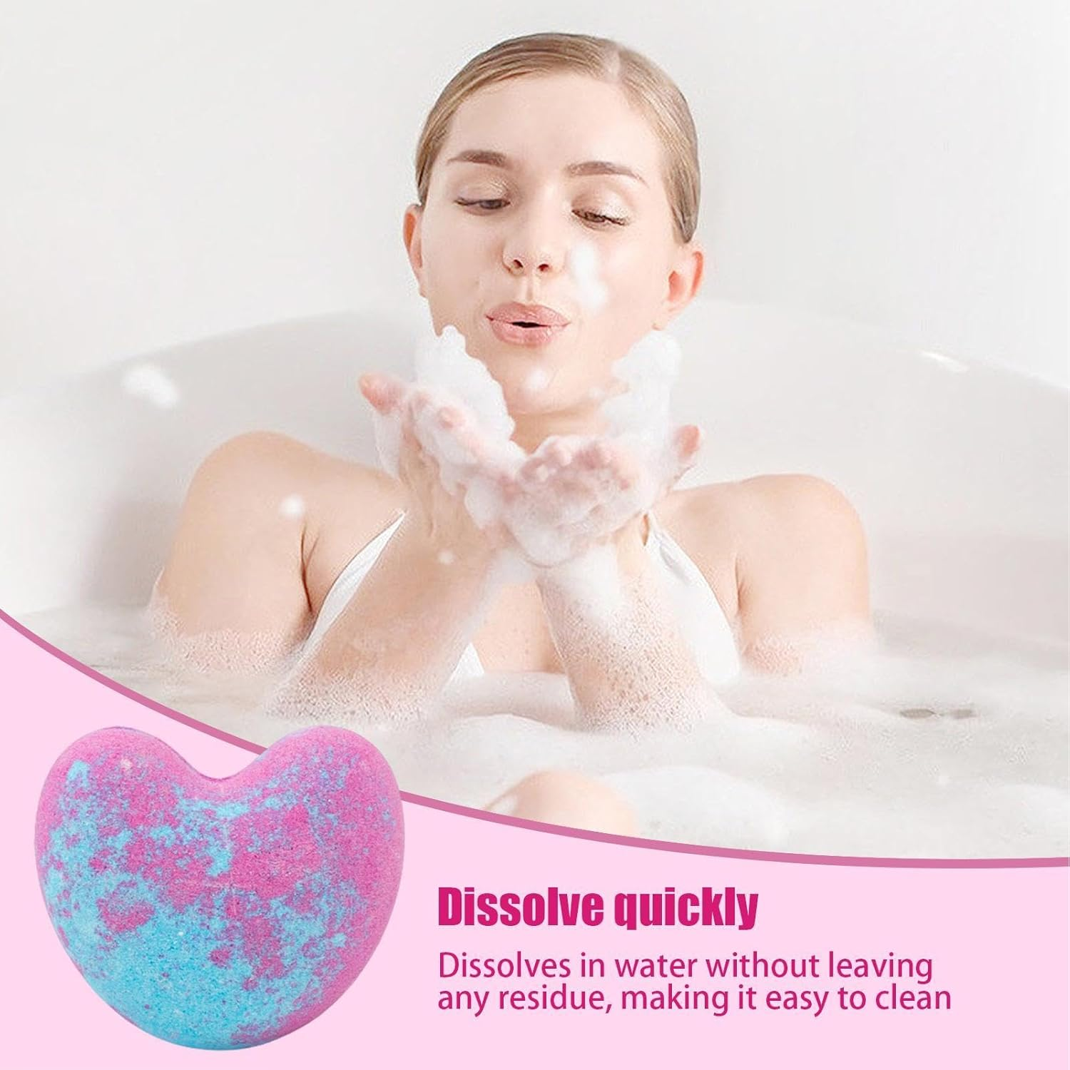 Znutc Bubble Bombs | Luxury Spa Bath Balls,Natural Moisturizing Oils Handmade Ultra Bubble Shower Bombs Aromatherapy for Women, Men, Boys, Girls image number 6