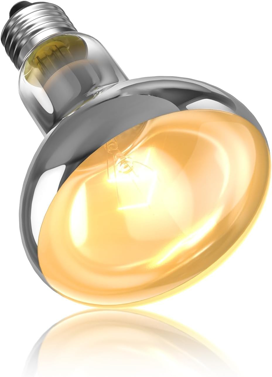 E27 UVB Reptile Heat Bulb 160W R95 Heat Lamp AC220-240V for Reptiles Amphibians, Bearded Dragons, Geckos, Snakes, Turtles, Tortoises, Lizards, Frogs, Spiders, Small Mammals (Pack of 1) image number 6