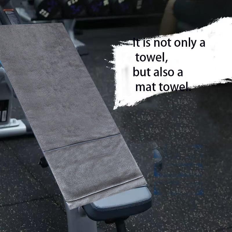 1PC Body Fitness Gym Towel,50 * 120CM Fast Drying Towel Zipper with Phone Pocket, Fast Drying Towel Zipper, Yoga Mat Cover, Bench Cover Grey image number 4