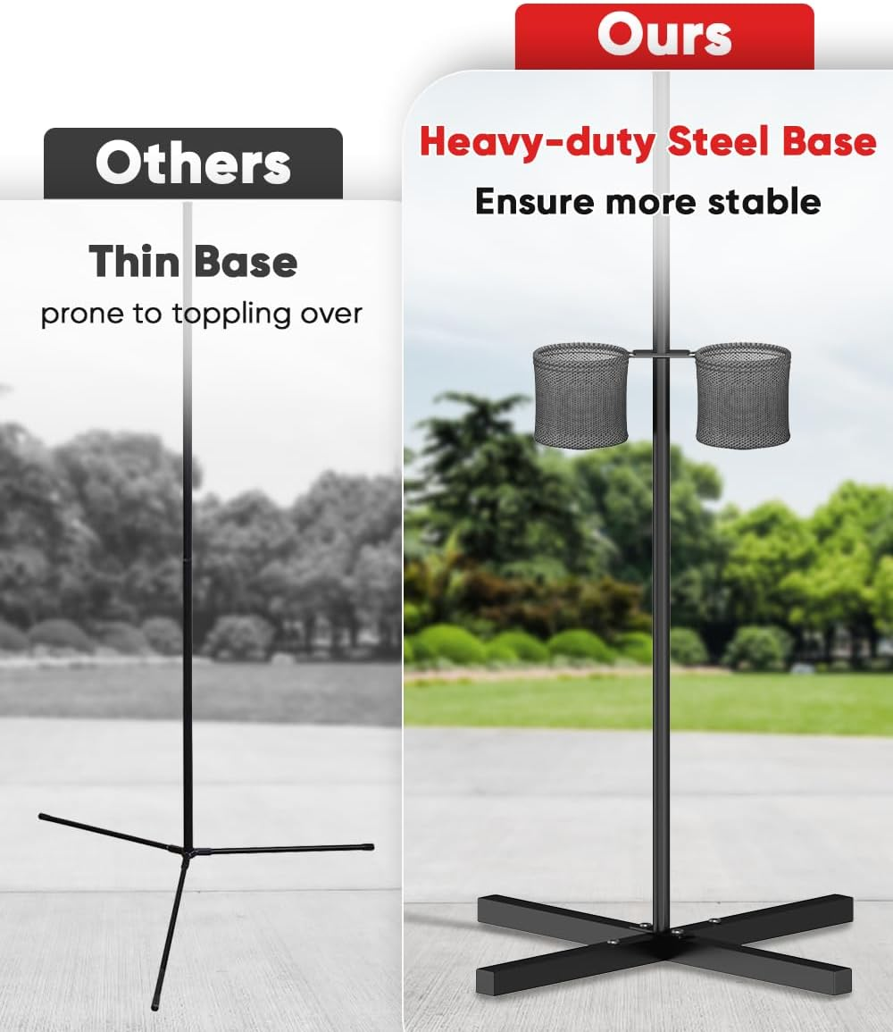 Queension Manual Flip Scoreboard with Stand, Cornhole Scoreboard with Drink Holder for Cornhole Accessories, Basketball Score Keeper, Scoring Board for Pickleball/Tennis/Badminton/Sports image number 3