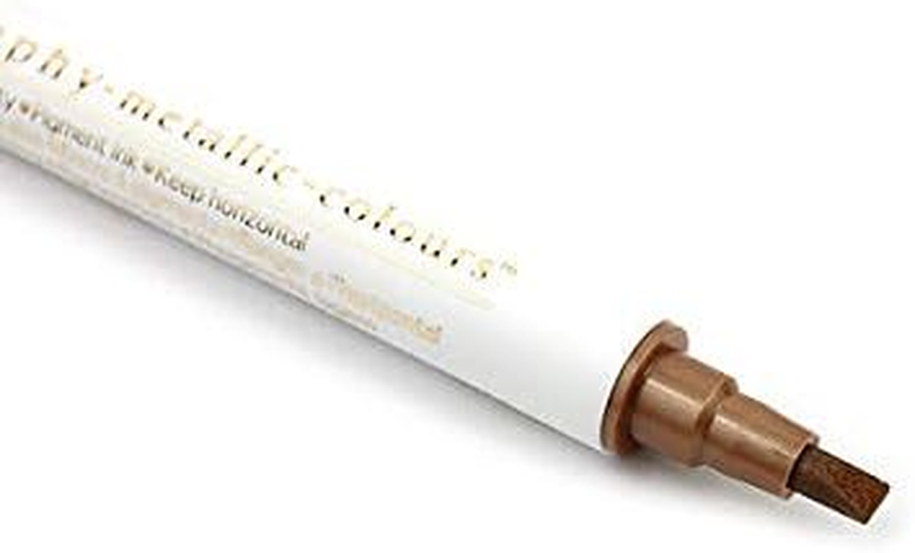 Zig Memory System Calligraphy Marker Metallic Copper image number 5