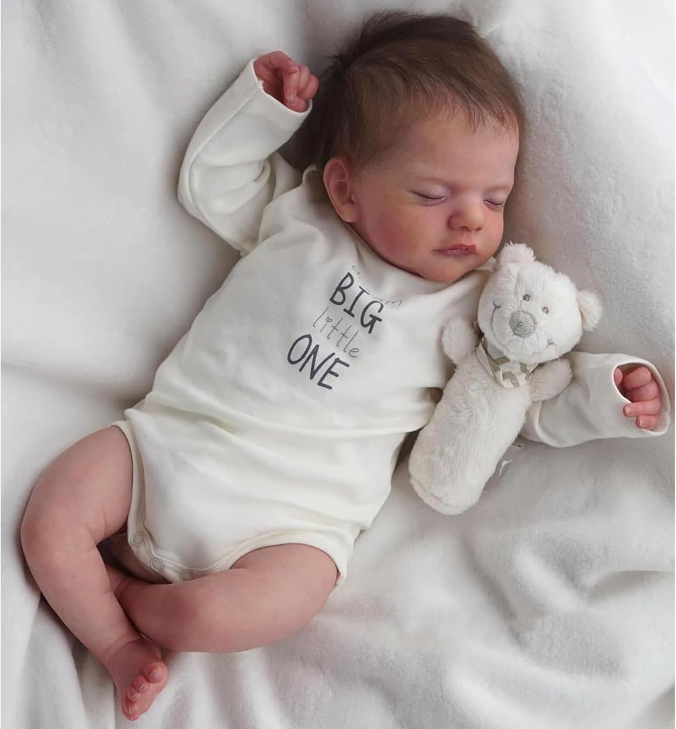 ZIYIUI Lifelike Dolls Reborn Baby Doll Girl Handmade Silicone Reborn Baby Doll Outfit 48 Cm Kids Toy image number 1