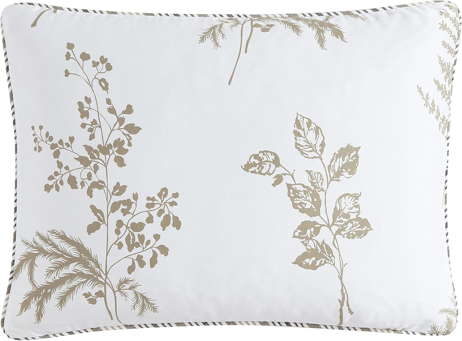 Stone Cottage - Queen Duvet Cover Set, Cotton Sateen Bedding with Matching Shams, Elegant Home Decor (Willow Tan/Beige, Queen)