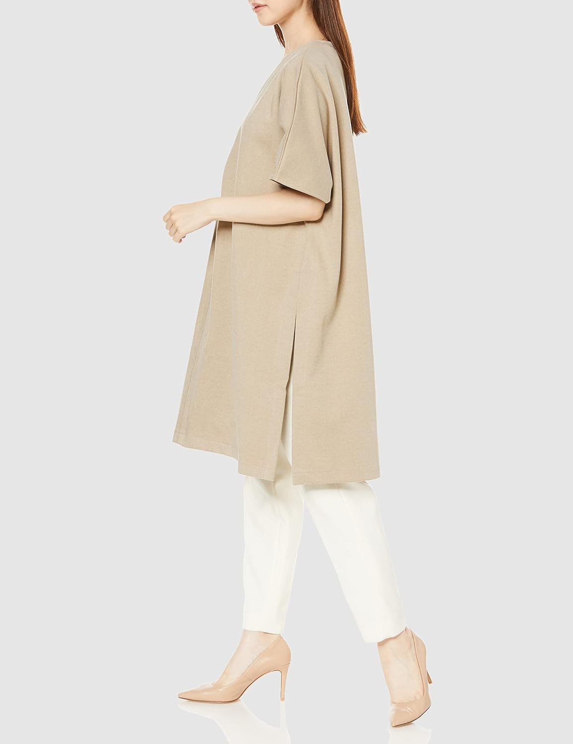 Bonjour Sagan 22-000141#01/F Women'S Tunic, Beige, One Size Fits Most, Beige image number 2