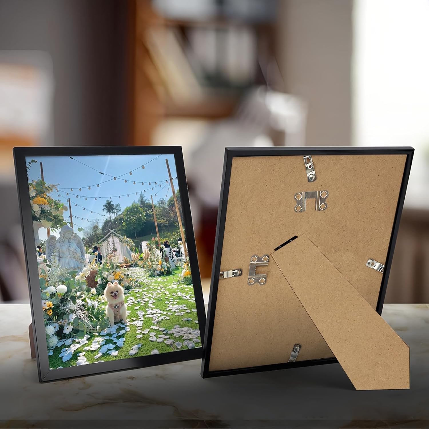 FALAZAR 10 Pack Picture Frames Collage Wall Decor, Photo Gallery Frame Set for Wall Mounting or Tabletop Display, Multi Sizes Including 2Pcs 8X10, 4Pcs 5X7, 4Pcs 4X6, Black image number 5