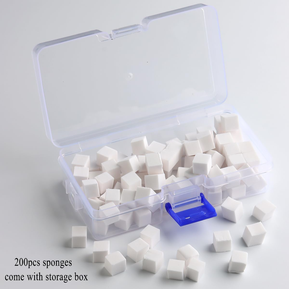 Fcozpjk 200Pcs Mini Soft Nail Art Sponges - Ombre, Aura, Gradient Nail Design Tools & Gel Polish Blending Sponge Applicator