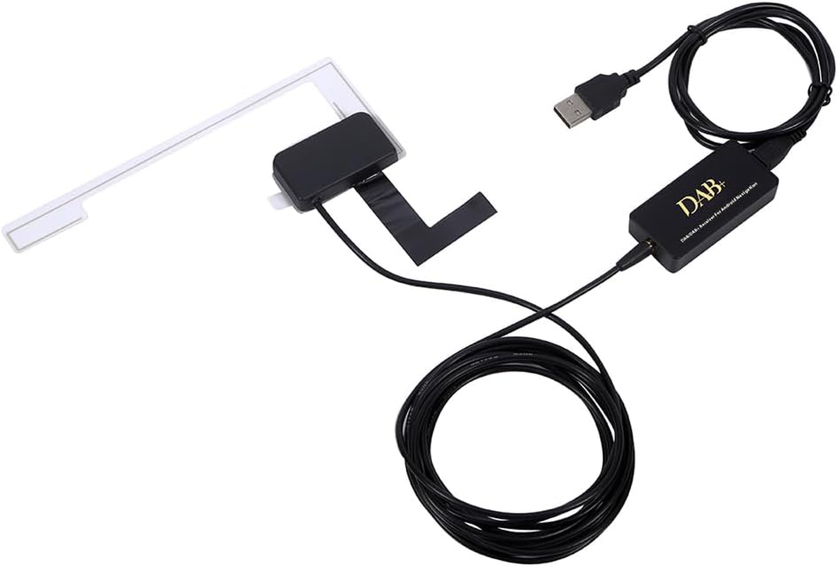 DAB Adapter Radio Antenna Receiver, Car FM AM Tuner Kit, Digital Audio USB Antenna Transmission Dab + Box Radio Receiver Adapter with Antenna for Android image number 2