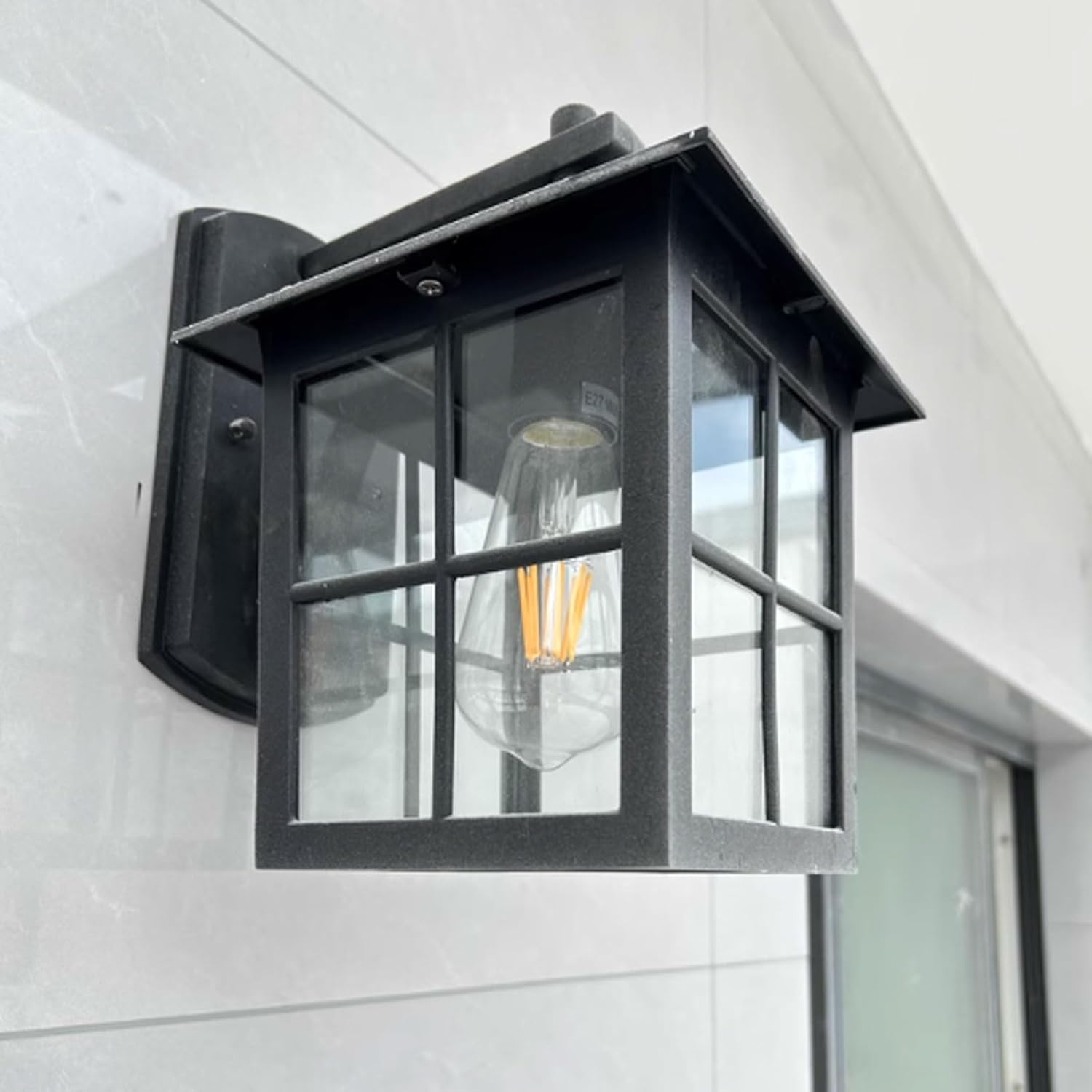 Wall Mount Porch Wall Lantern IP65 Weatherproof with Lamp Outdoor Wall Porch Light Exterior Outdoor House Lights Wall Lighting image number 5
