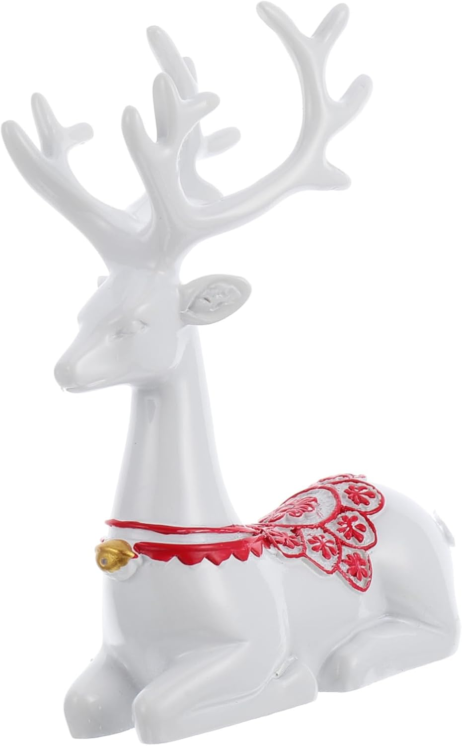 Elegant Deer Figurine Car Ornament Resin Car Decoration Auto Interior Accessory