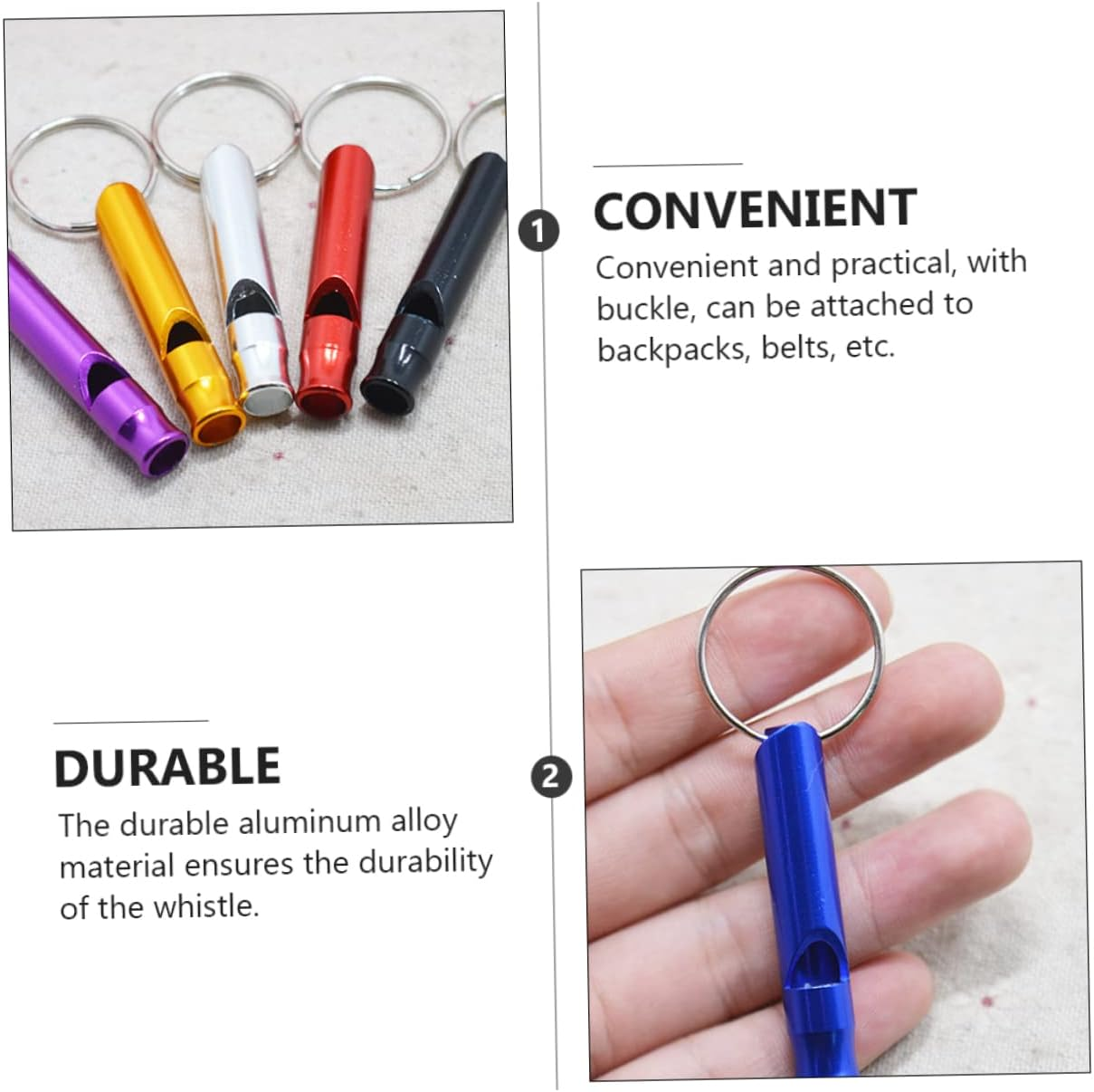 7Pcs Ultrasonic Bird Training Whistle Set for Parrots and Pigeons Ideal for Silent Training and Recall Safe Alloy Material image number 2