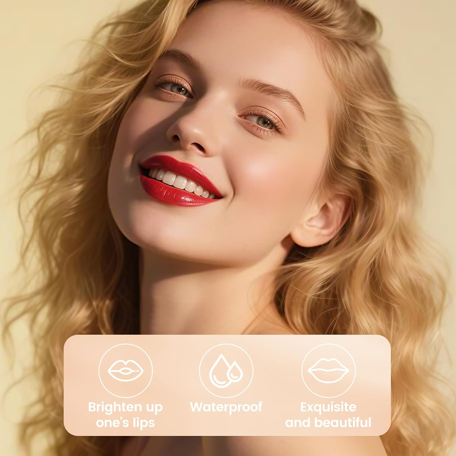 YBUETE Lip Liner Stain Peel Off, Waterproof Non-Fading Peel off Lip Liner, Transfer-Proof Matte Finish Lipstick Tattoo, Highly Pigmented Magic Color Tint, Stay on All Day Non-Stick Cup for Women - 03 image number 5