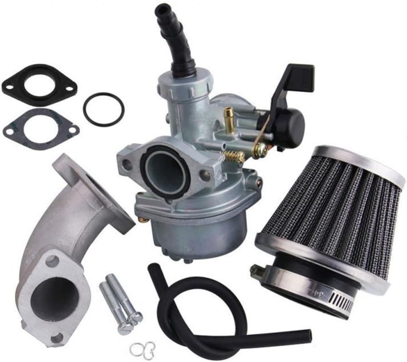 Motorcycle Carburetor 22Mm Compatible for Pit Dirt Trail Bike Go Kart ATV Quad 110Cc 125Cc Motorbike Motorcycle Carburetors Accessories image number 5