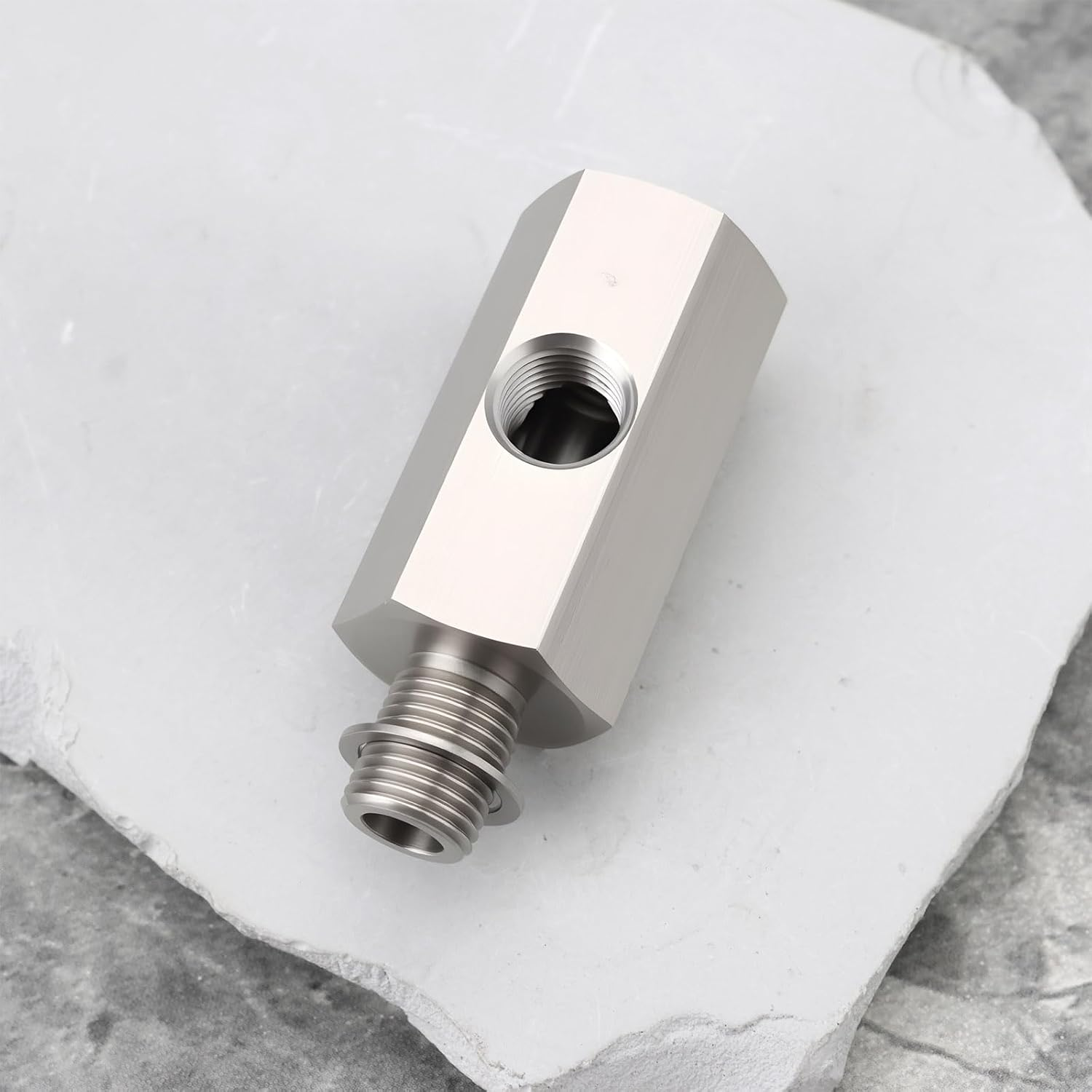 M10X1Mm Male X 1/8"NPT Oil Pressure Sensor Adapter for Oil Pressure Measurement image number 2
