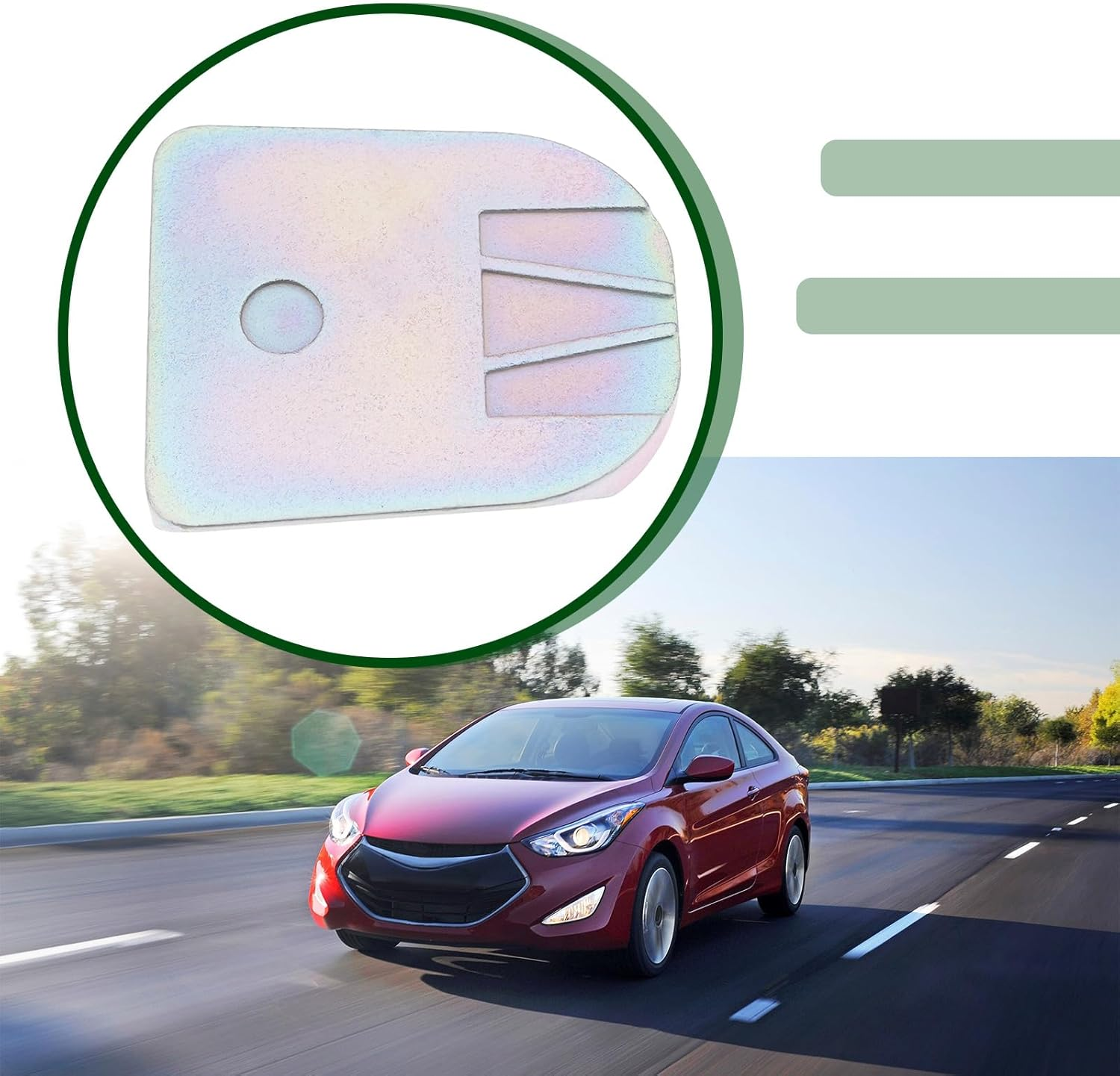 Be in Your Mind 2Pcs Car Interior Rear View Mirror Fixing Bracket 851032H000 85103-2H00 Compatible with Ford Elantra 11-15 C-Max 2007-2019