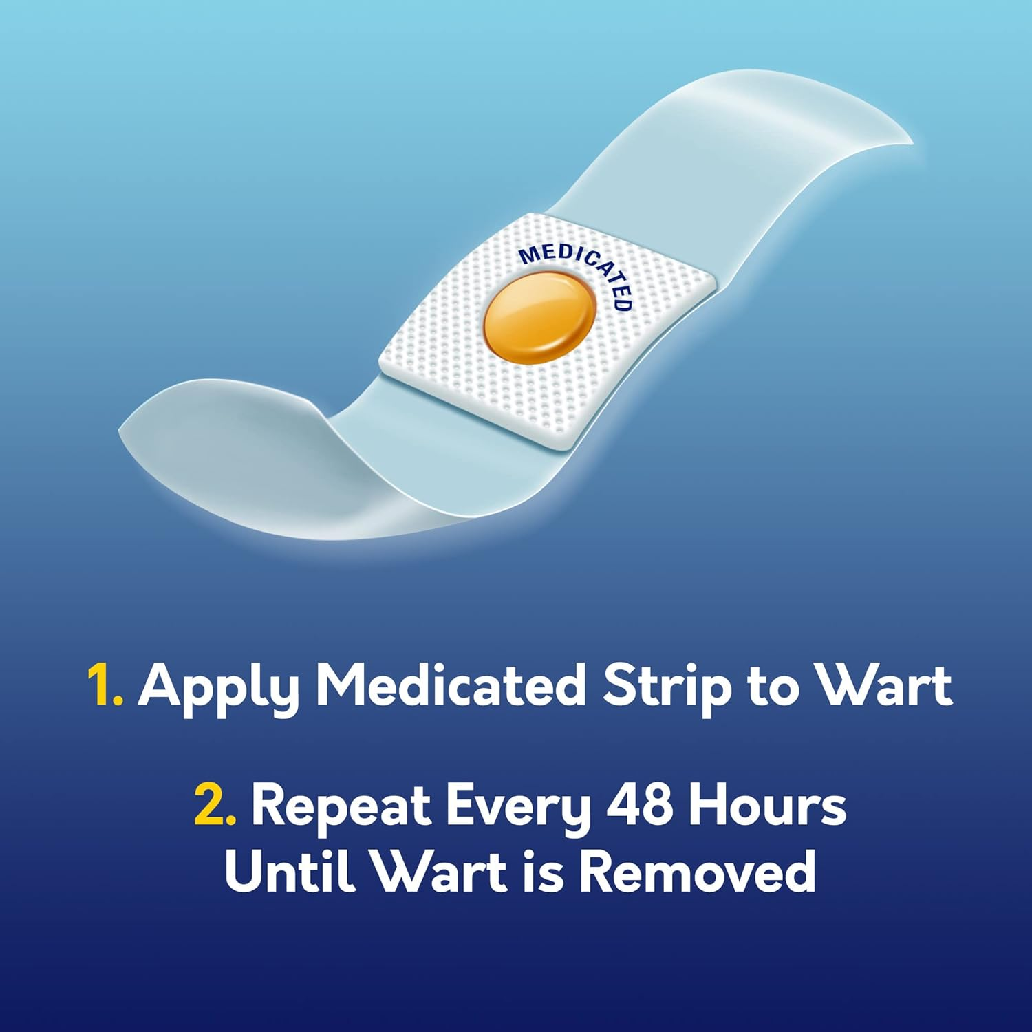 Compound W One Step Invisible Strips Wart Remover Medicated Strips, 14 Count image number 4