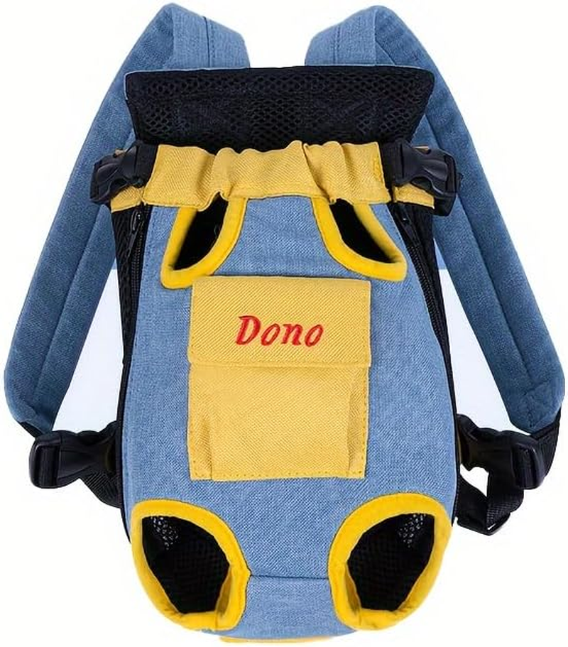 Maagik Dog Backpack, Adjustable Pet Dog Front Harness with Leg Extension, Easy to Wear and Breathable, Pet Backpack, Dog Travel Backpack for Kittens and Puppies, Camping, Hiking (XL)