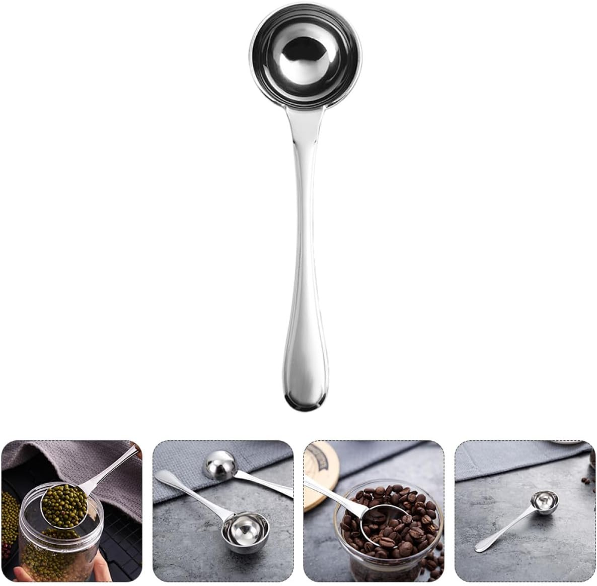 25Ml Stainless Steel Coffee Measuring Spoon, Multipurpose Table Scoop for Coffee, Milk Powder, and Loose Tea, Rustproof Kitchen Measuring Spoon for Home Use image number 3