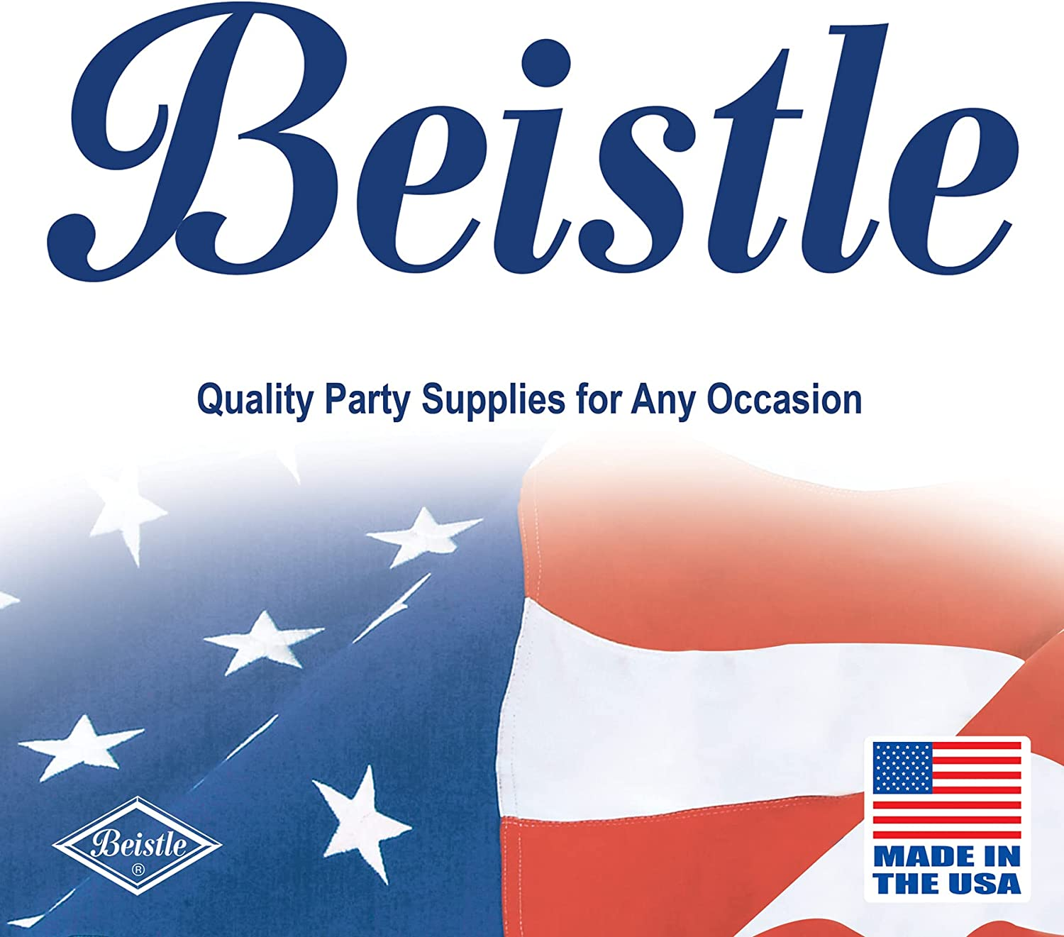 Beistle 88780BKG50 1-Pack Decorative Legacy Party Assortments for 50 People, Gold image number 4