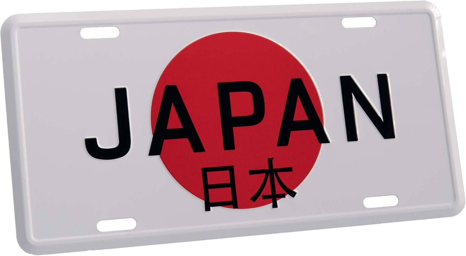 Japan Flag License Plate - Metal Stamped Japanese JDM Tokyo Car Tag Sign 日本 Nihon image number 3