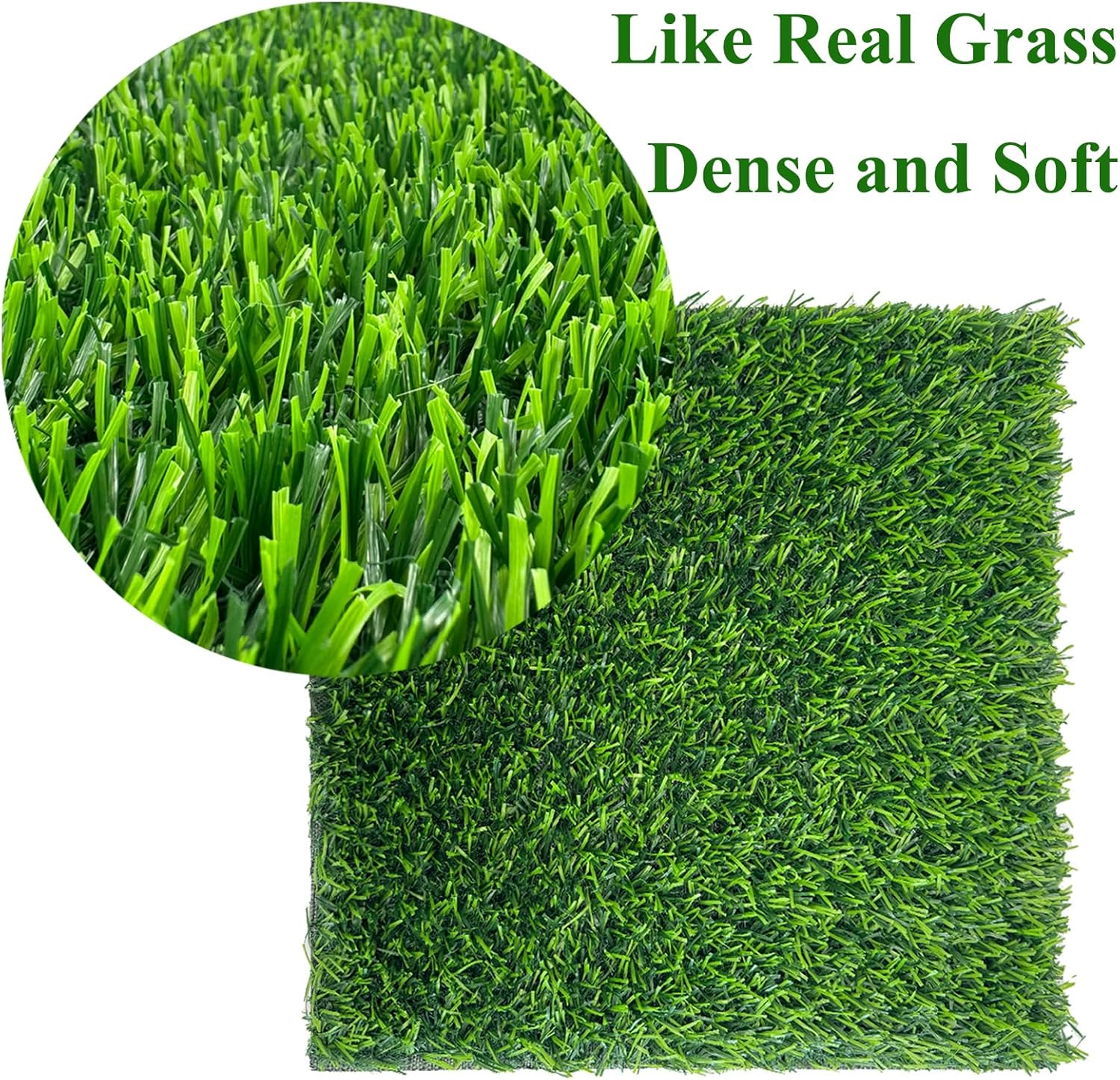 8 Pack Chicken Nesting Box Pads for Chicken Coop, 12"X12" Reusable Artificial Grass Nesting Pads Washable Laying Eggs Turf Egg-Protecting Mats for Coops, Pets & Crafts image number 5