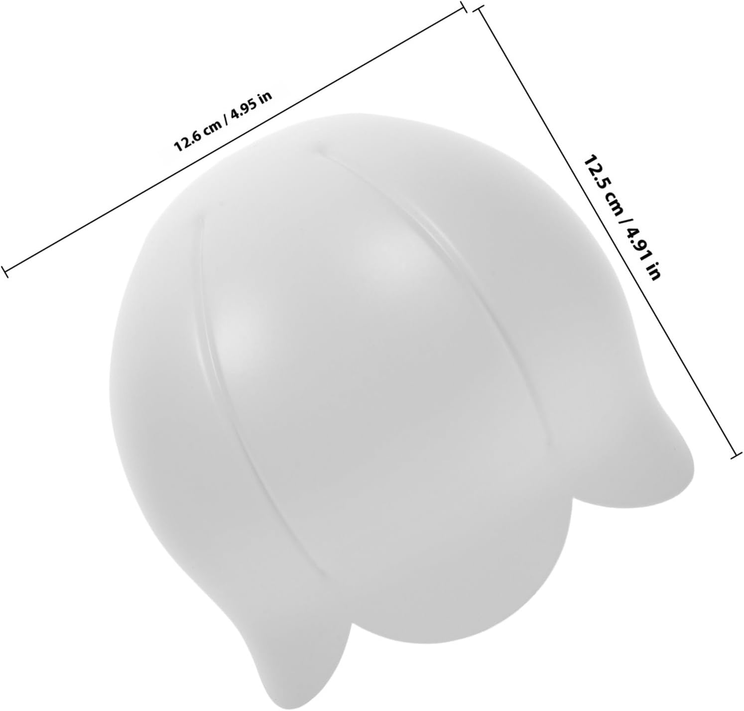 WOONEKY Bellflower Lampshade Small Flower Lamp Shade for Table Lamp Bedroom Night Light Replacement Lampshade Compatible with GU10 Bulb Holder Frame 1Cm Hole Diameter image number 3