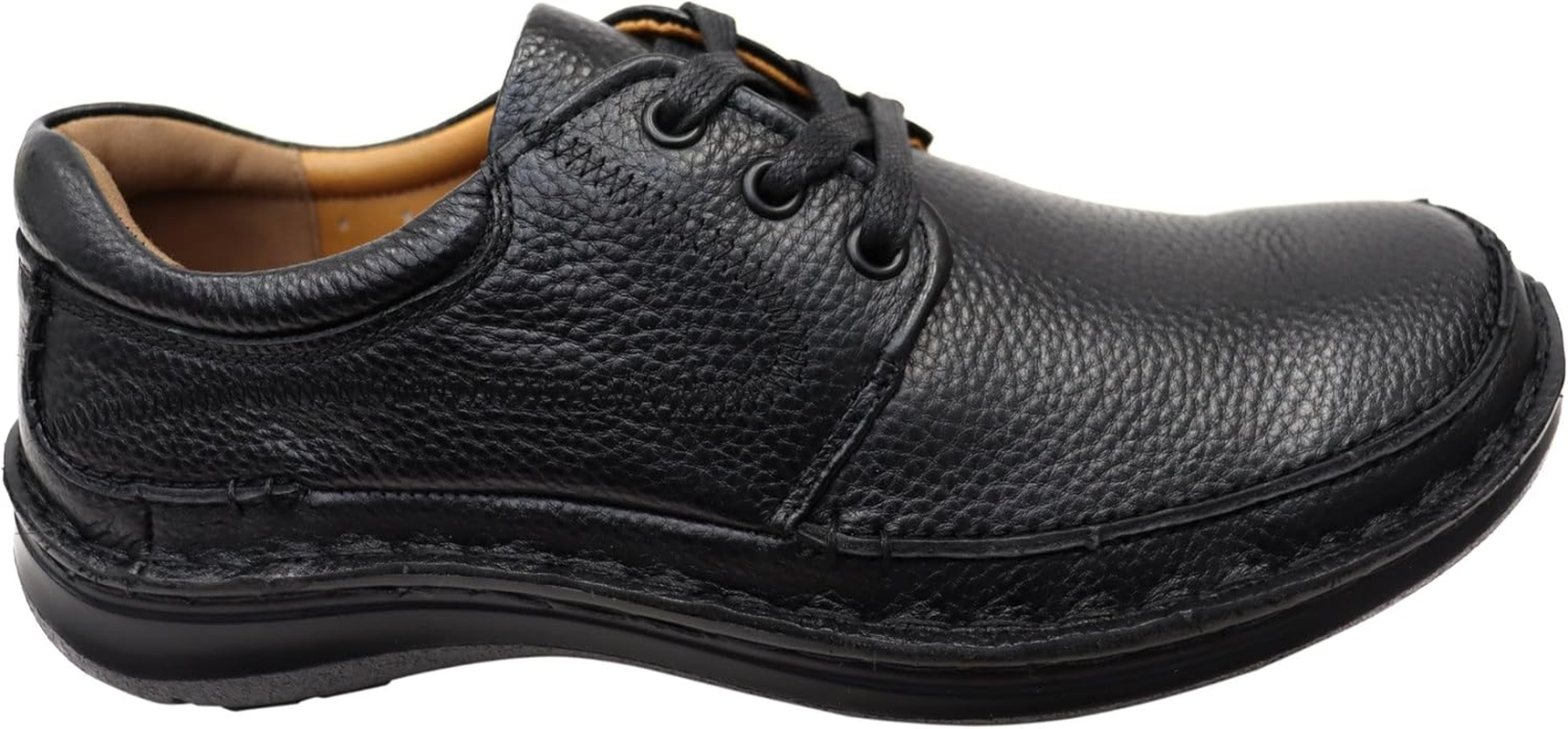 Hush Puppies Borrow Shoes Lace up Black Extra Wide Casual Dress Shoes 9.5 EEE (Extra Extra Wide)