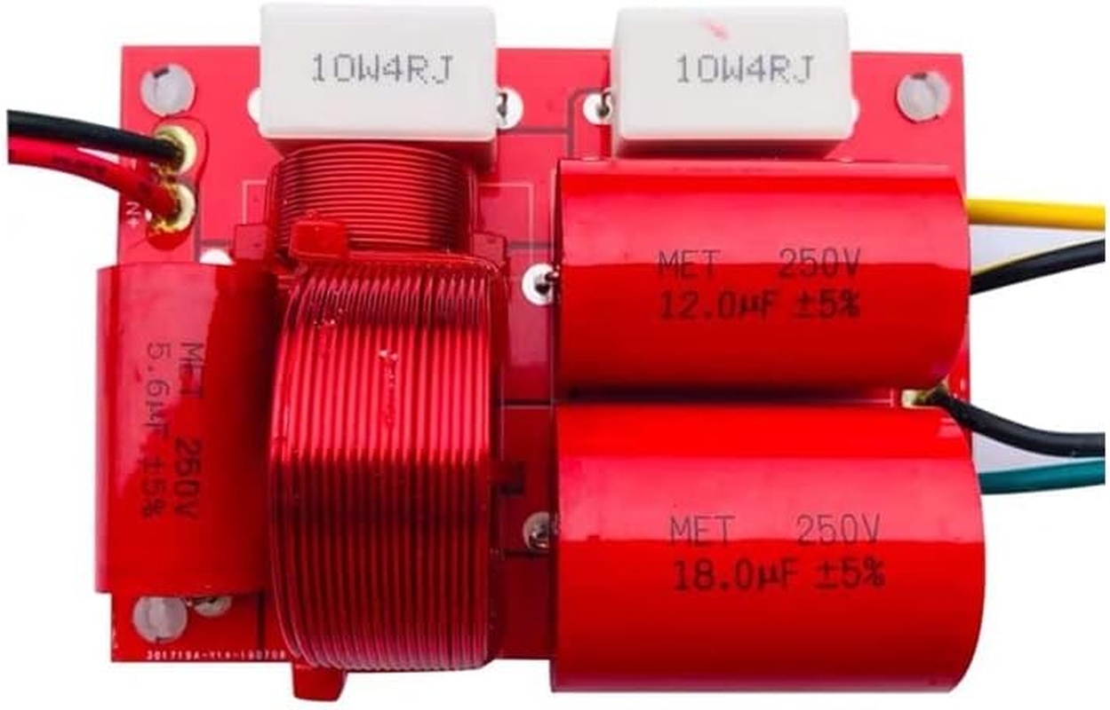 HOOCI 2PCS 2 Way 200W Stereo Frequency Divider Home Theater Hifi 2 Unit Filter Circuit Speaker Audio Crossover Filters image number 4