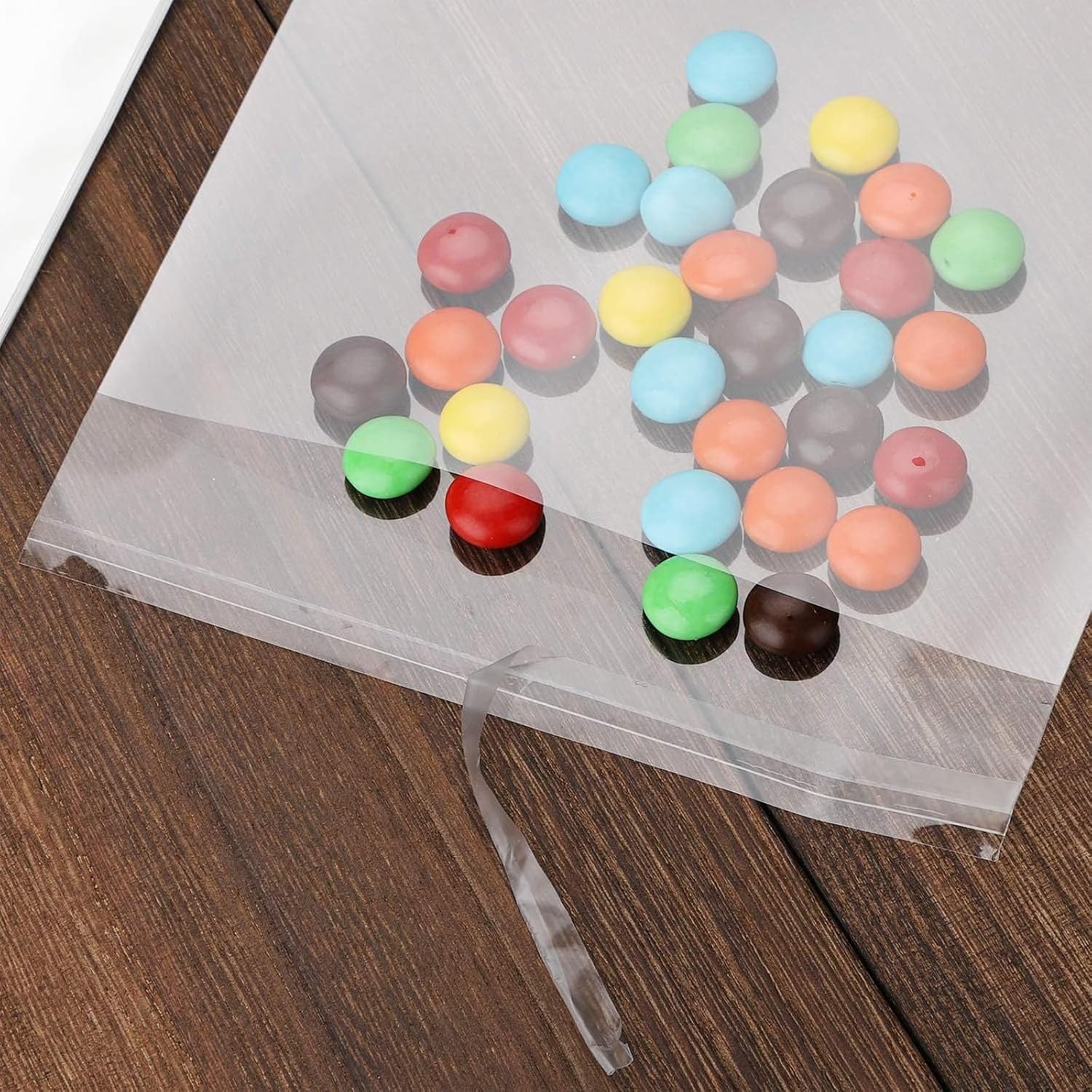 200 Pcs Clear Self Sealing Cellophane Bags,2.3" X 4.3" （6X11 Centimetres) Cookie Bags Resealable Cellophane Bag for Cookie, Candy, Gift Bakery, Prints, Photos, Party Decorative image number 5