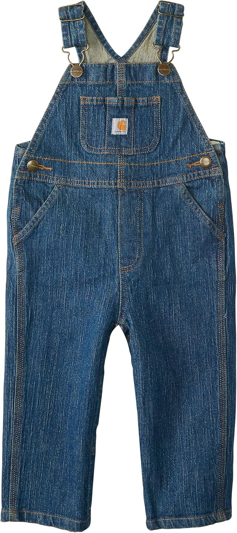 Carhartt Boys Washed Denim Bib Overall image number 1
