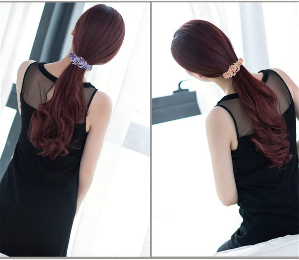 Hair Bobby Pins,Barrettes,Snap Clip,Hair Slides,Hair Accessories Imitation Crystal Hair Clip Spring Clip Top Clip Hair Head Accessories Hair Clip (Color : A, Size : 8.7Cm) (Color : B, Size : 8.7Cm) image number 4