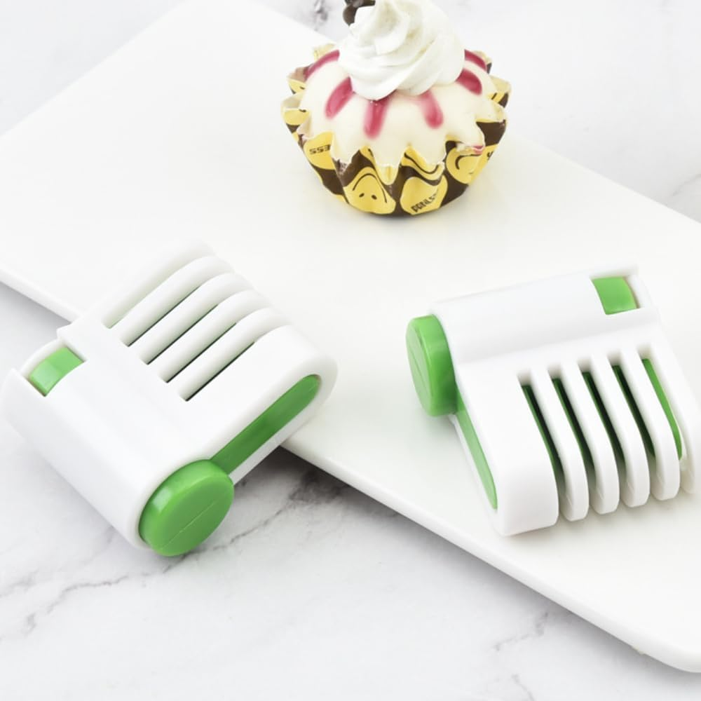 Poemtian DIY Adjustable Cake Slicer Stratification Auxiliary 5 Layers Leveler Slicer Kitchen Fixator Tool image number 3