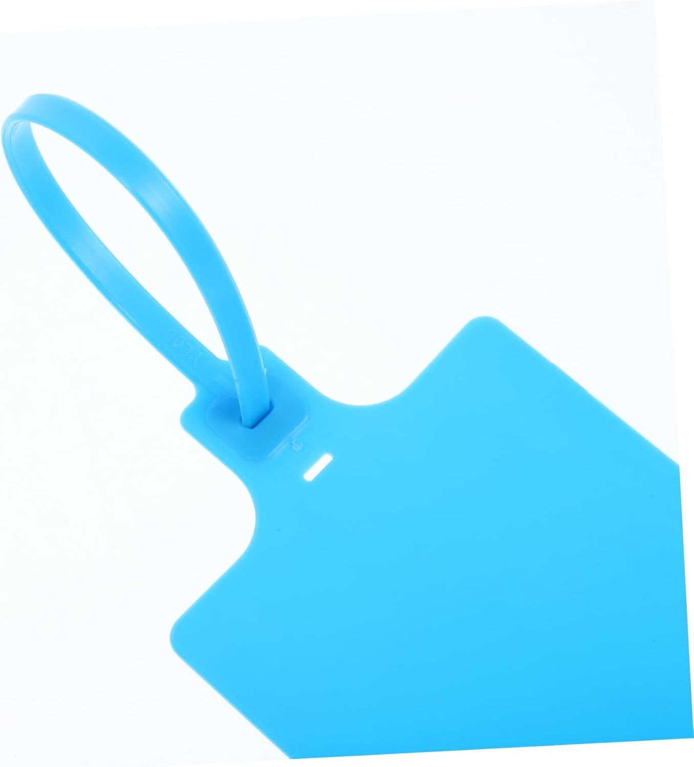 MUCKLILY 100Pcs Logistics Tag Plastic Labeling Tags for Cable Wire String Shipping Label for Luggage Shipping Travel