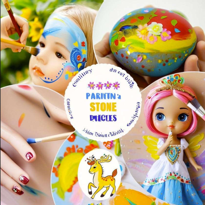 32 Pcs Paint Brushes Set for Acrylic Painting,Watercolor,Oil，Inks，Gouache，Crafts, Brush Tip with Flat，Round, Angle，Filbert,Flat, Fan, Detail Brushes，Paint Brush Set for Artists and Beginners image number 3