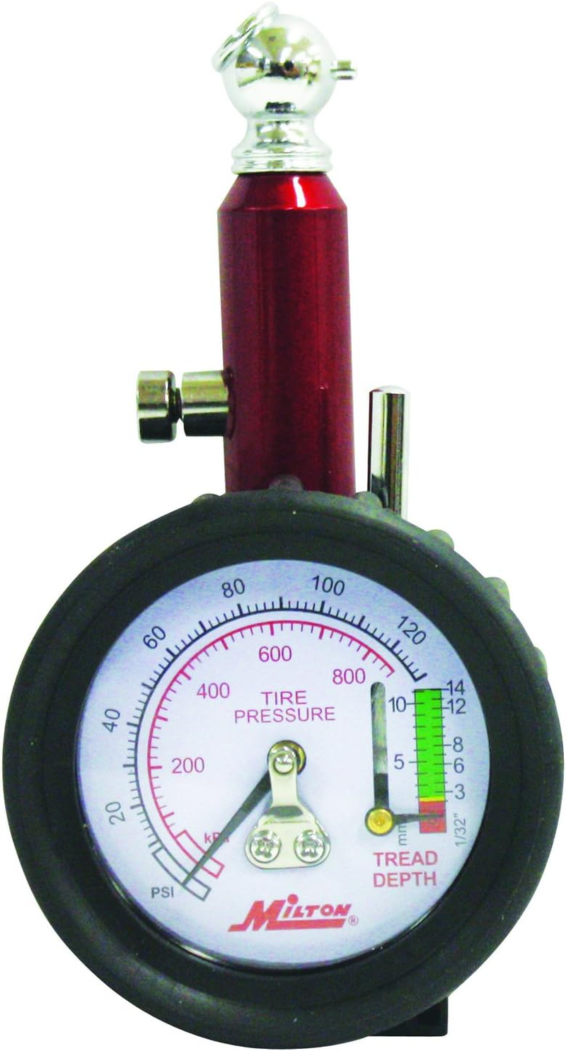 Milton (S-934 Dial Tire Pressure Gauge - Single Head Tire Tread Depth Gauge image number 3