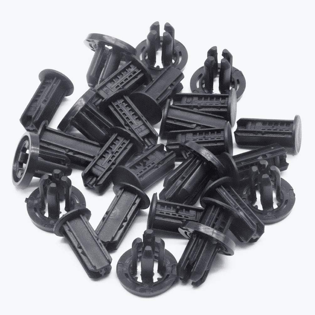 Lantee 20 Pcs Bumper and Wheel Well Liner Push-Type Retainer Clips for Honda & Acura 91505-TM8-003