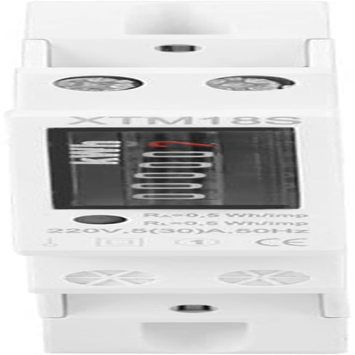 Single Phase Din Rail Power Meter XTM18S 1P 5(30) a Digital 1 Phase 2 Conductor Din Electronic Kwh Meter 35Mm Standard Installation Automatic Detection image number 2