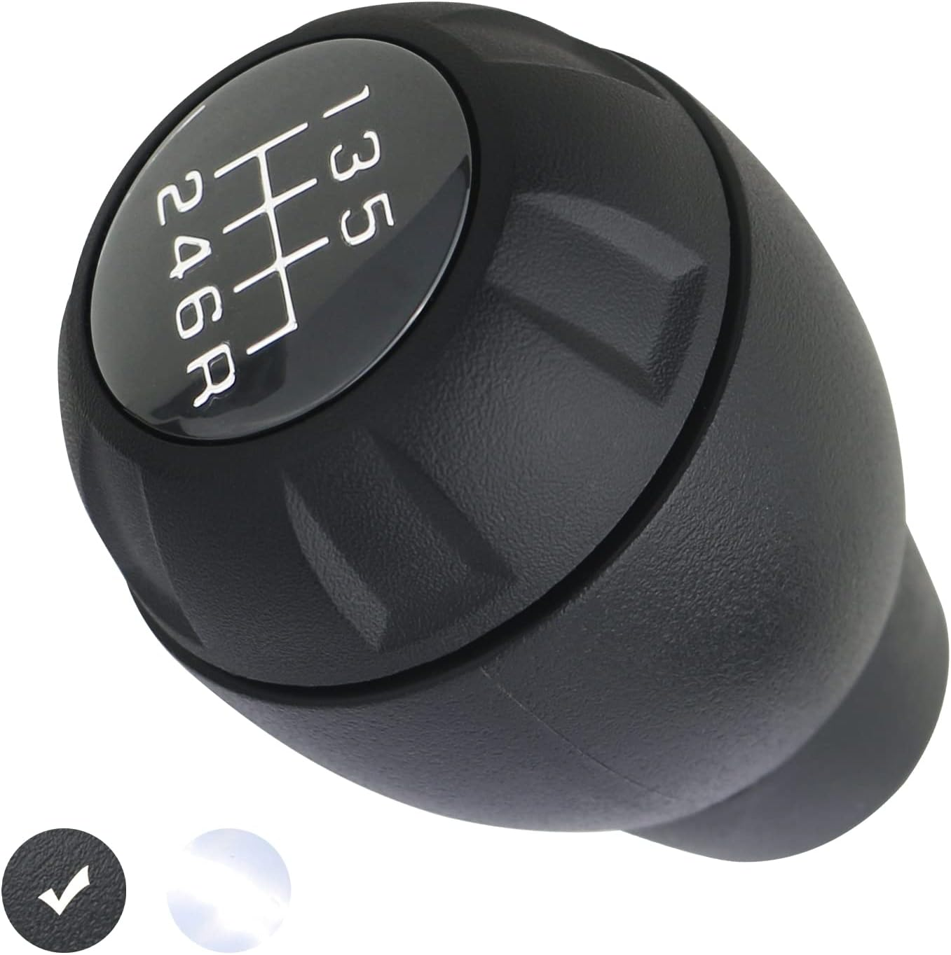 Apperfit Shift Shifter Knob for Manual Transmission Black Compatible with Jeep Wrangler JK 2011 2012 2013 2014 2015 2016 2017 2018 Gear Shifter image number 3